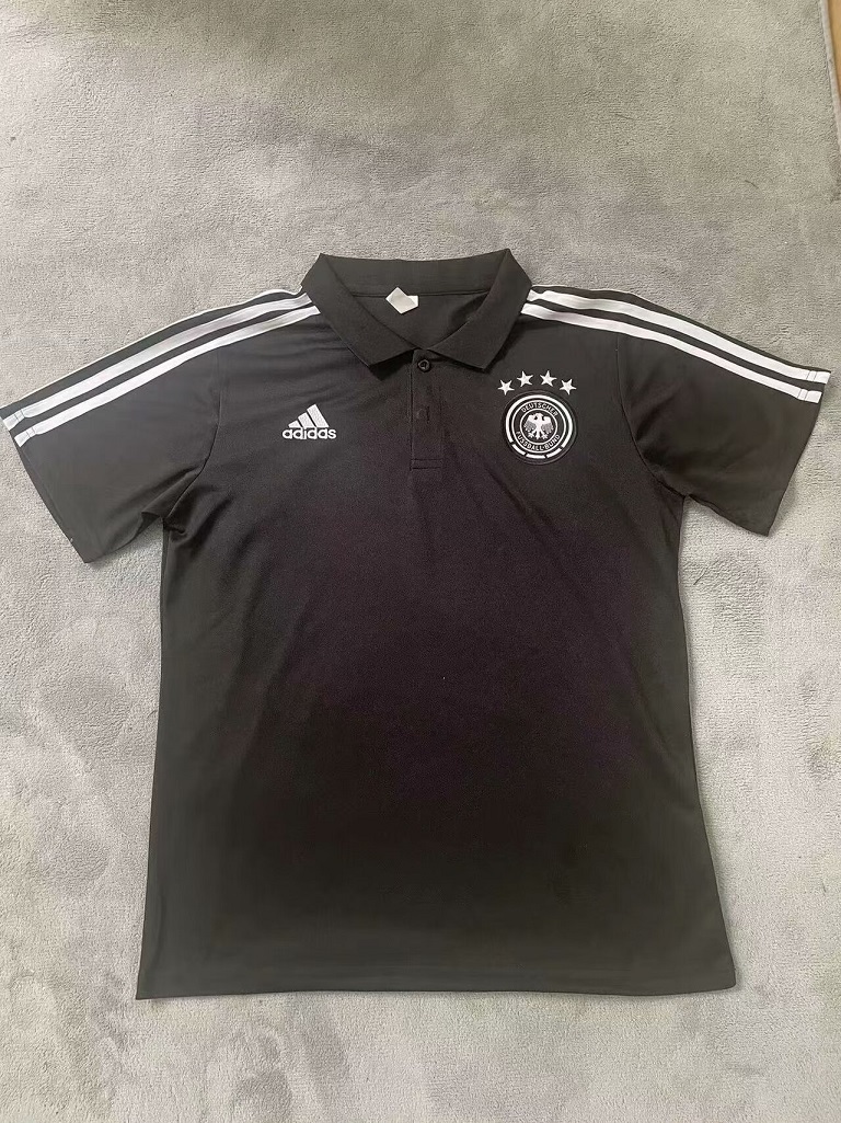AAA Quality Germany 24/25 Black Polo Shirts